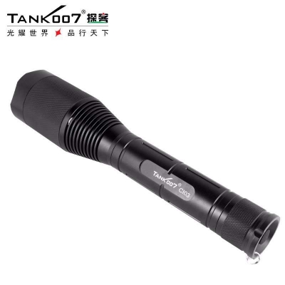 TANK007探客CI03大勻光伸縮調(diào)焦式手電投射、無干擾雜散光