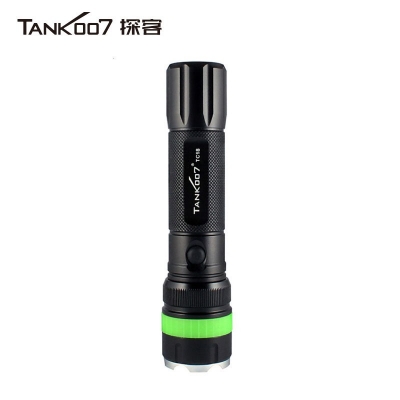 TANK007 TC18直充調(diào)焦遠光手電筒360流明可充電戶外搜索手電