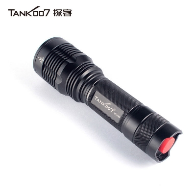 TANK007探客戶外執(zhí)勤，執(zhí)法，巡邏遠(yuǎn)射防水戶外LED超亮手電筒DU126