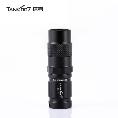 tank007探客便攜防狼超亮迷你照玉手電戶外徒步露營E18小手電筒