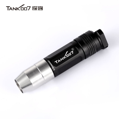 Tank007探客照玉石小手電筒迷你超亮鑒定白光看賭石珠寶翡翠TK360-鋼頭