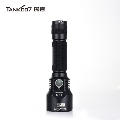 TANK007探客PT12 V2戰(zhàn)術(shù)防衛(wèi)直充LED超亮遠(yuǎn)射防身手電2023款1200流明