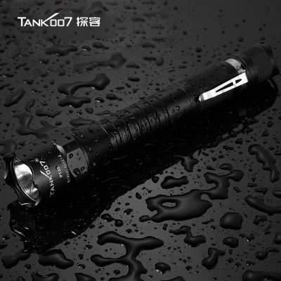 TANK007探客PT40超亮遠射手電筒LED大功率多功能電筒野外用戰(zhàn)術(shù)探險夜騎手電筒